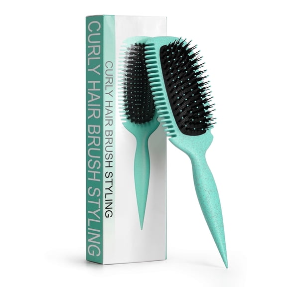 Candy Brush Curl Defining Hair Brush for Effortlessly Detangling Shaping and Styling Curls, Curl Brushes with EdgeLift for All Wet or Dry Hair Types for Women and Girl, Reduce Pulling and Frizzing