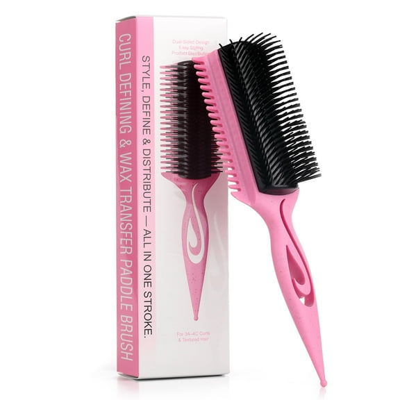 Candy Brush Curl Defining Hair Brush for Effortlessly Detangling Shaping and Styling Curls, Curl Brushes with EdgeLift & Replaceable Bristles for All Hair Types for Women and Girl, Idea Gift