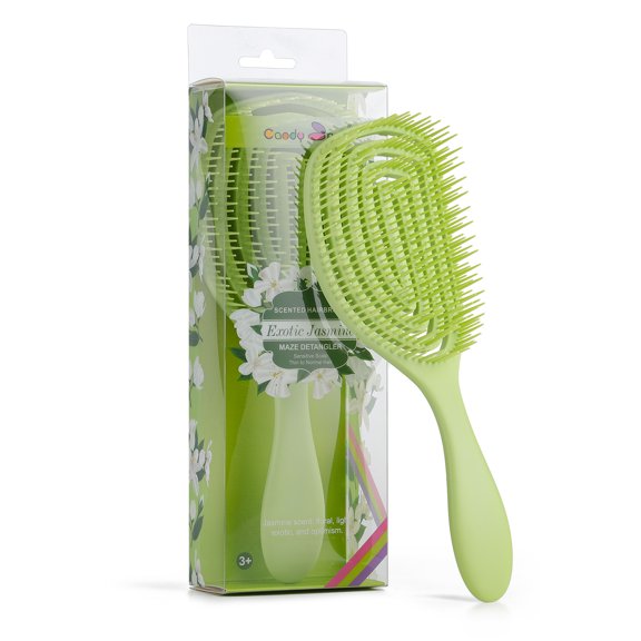 Candy Brush Scented Hair Brush for Effortlessly Detangling, Sturdy Bristle Vented Hair Brush For Thick, Coarse & Curly Hair, Wet & Dry Hair Brush with Scalp Massage for Women and Girl, Idea Gift