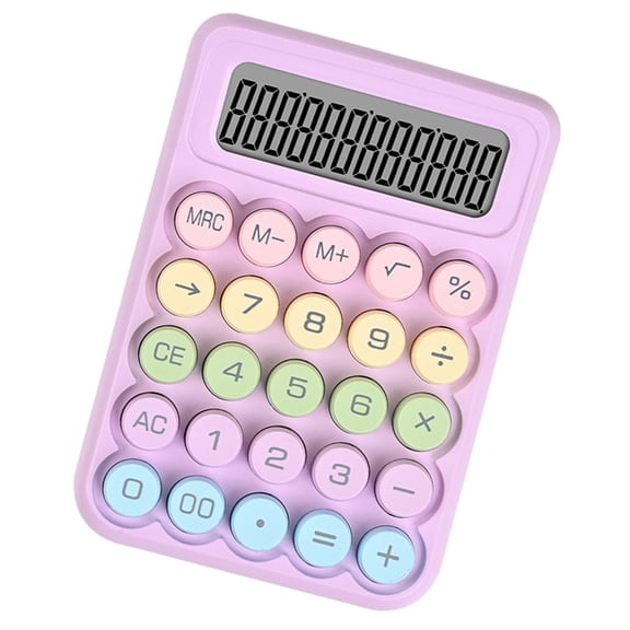 Candy Calculator with Precise Computing Large Display Mechanical Keypad Calculator for Efficient Work