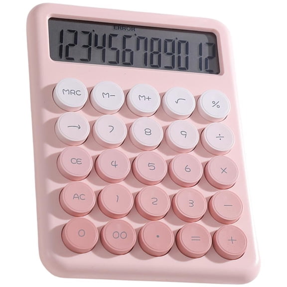 Candy Calculator with Precise Computing Large Display Mechanical Keypad Calculator for Efficient Work