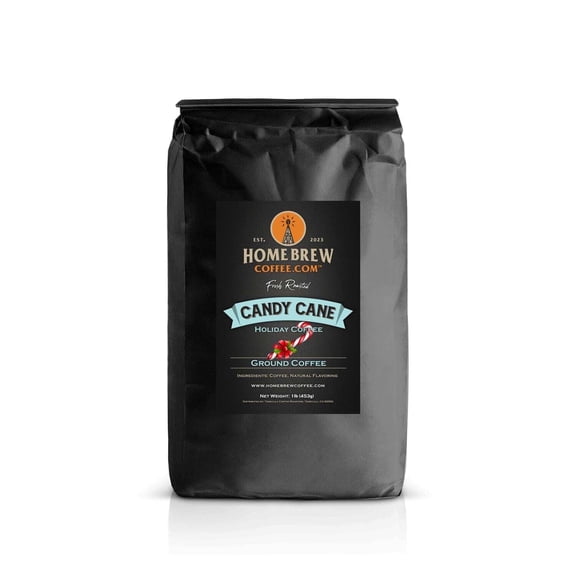 Candy Cane (1 lb. Ground) coffee by HomeBrewCoffee