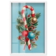 thumbnail image 1 of Candy Cane Bouquet II Shadowbox Print Christmas Wall Decor by Art Remedy, White Frame, 11 x 16, 1 of 7