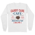 thumbnail image 1 of Candy Cane Cafe Long Sleeve Shirt Unisex X-Large White, 1 of 5