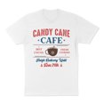 thumbnail image 1 of Candy Cane Cafe Shirt Unisex Large White, 1 of 5