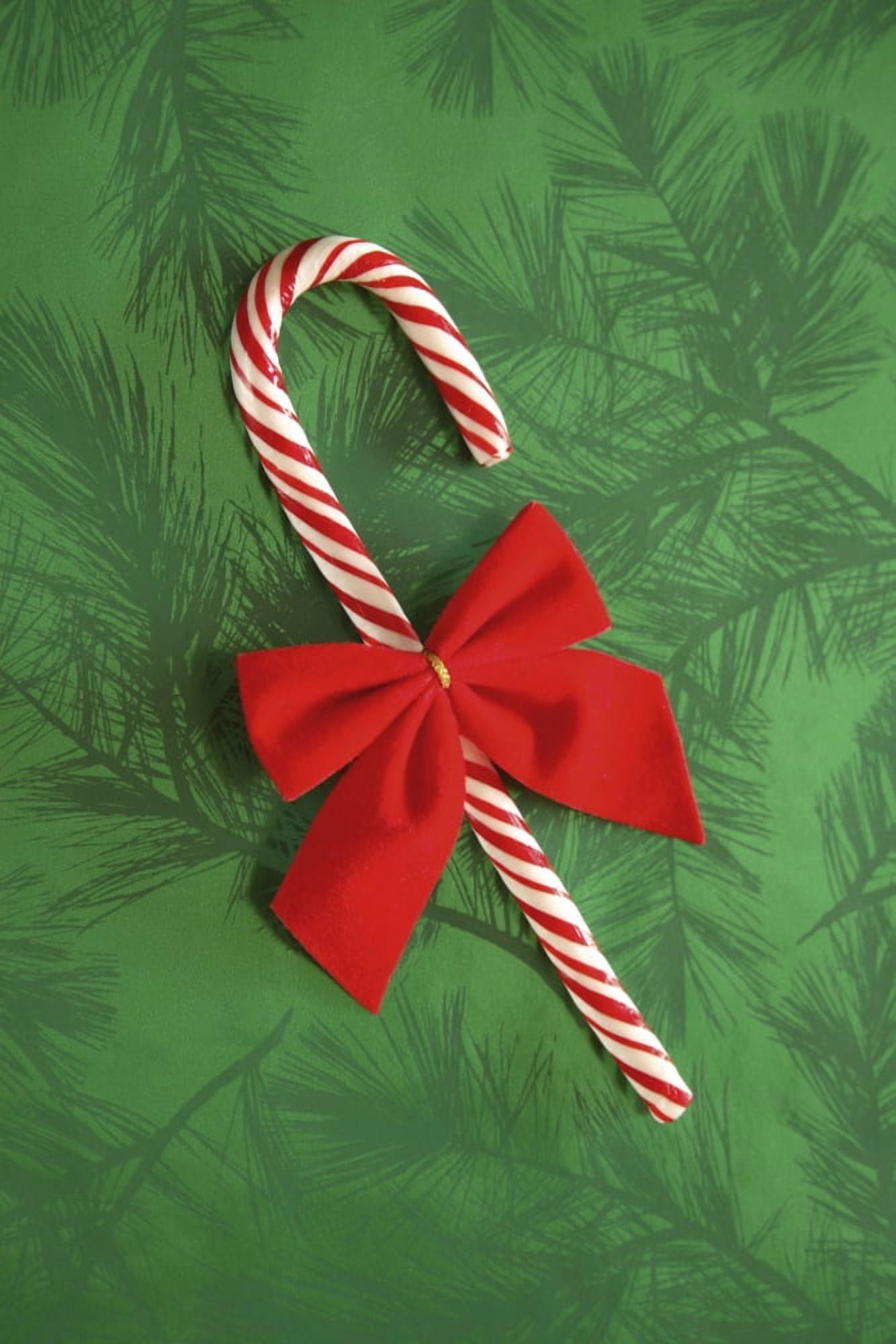 Candy Cane Canvas Art - Colette Scharf Design Pics (11 x 17)
