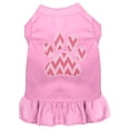 thumbnail image 1 of Christmas Pet Dog  Cat Dress Rhinestone, "Candy Cane Chevron Paw", 1 of 11