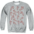 thumbnail image 1 of Candy Cane Christmas Crew Unisex Adult Crewneck Sweatshirt, 1 of 5