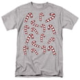 thumbnail image 1 of Candy Cane Christmas Crew Unisex Adult T Shirt, 1 of 5