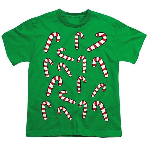 Candy Cane Christmas Crew Unisex Youth T Shirt