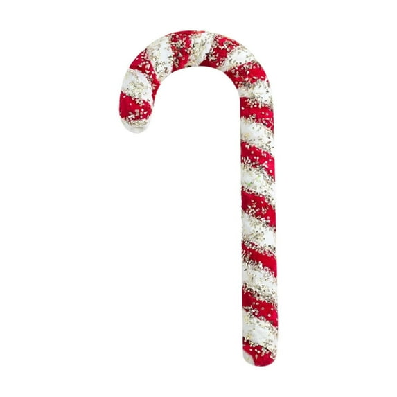 Candy Cane Christmas Decoration, 32cm Festive Ornament for Home, Shop Window, Events & Holiday Photo Props, Durable Reusable Xmas Décor