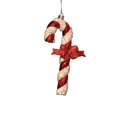 thumbnail image 1 of Candy Cane Christmas Ornament Glitter Sprinkled Candy Cane Decoration for Christmas Tree Holiday Home Decor, 1 of 3