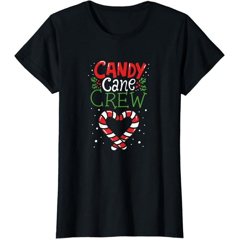 Candy Cane Crew Christmas Sweets Family Matching Costume T-Shirt Candy Cane Crew Christmas Sweets Family Matching Costume T-Shirt