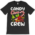 thumbnail image 1 of Candy Cane Crew Funny Christmas Candy Lover Kids Boys Girls X-Mas Graphic - Perfect Birthday Present, H2894 Unisex T-Shirt, Up to 5XL Available, 1 of 2