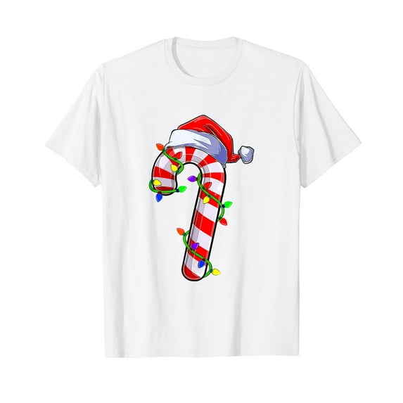 Candy Cane Crew Santa Christmas Party Kids Boys Girls Xmas T-Shirt