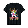 thumbnail image 1 of Candy Cane Crew Unicorn Squad Funny Christmas T-Shirt, 1 of 5