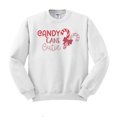 thumbnail image 1 of Candy Cane Cutie Sweatshirt Unisex Large White, 1 of 5