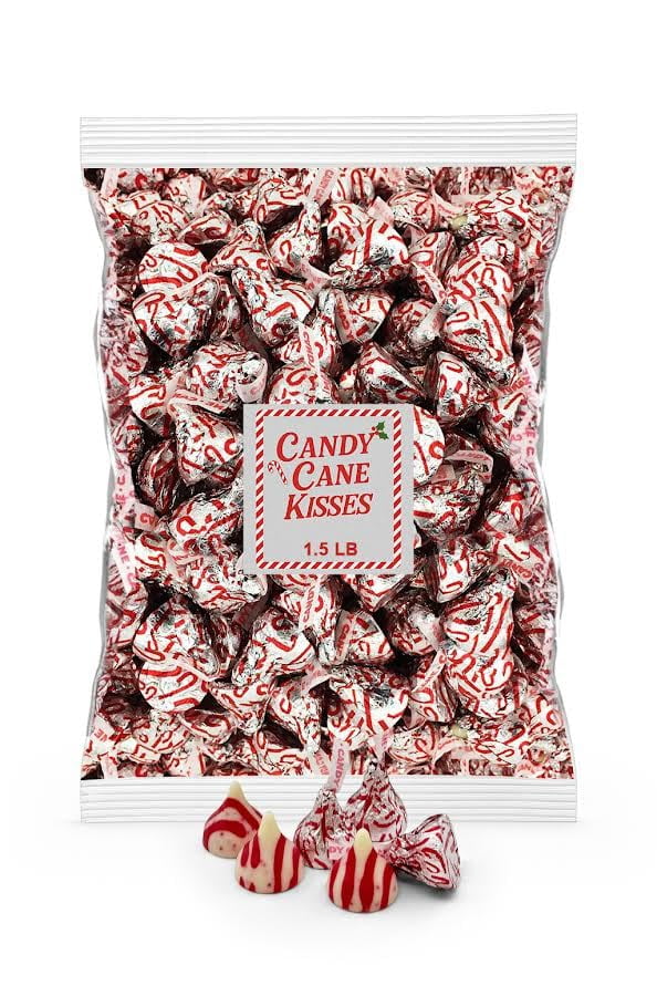 Candy Cane Kisses Christmas Edition MDA05 - 1.5 LB oz) | Individually ...