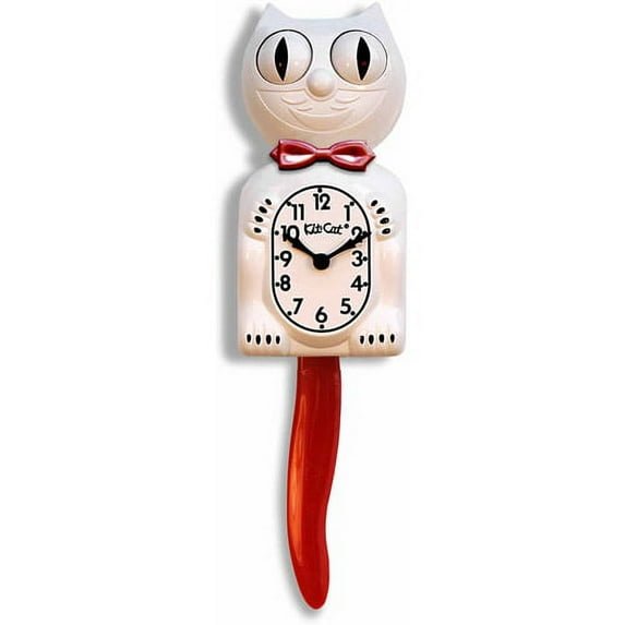 Candy Cane Kit-Cat 15.5" Clock