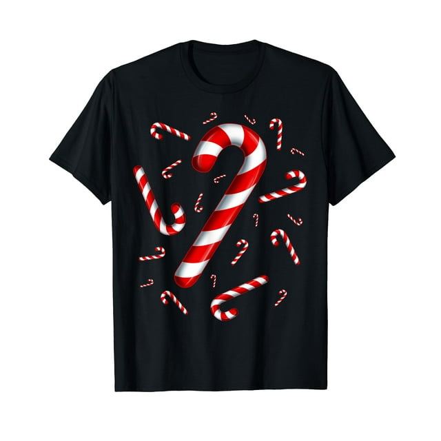 Candy Cane Merry and Bright Red and White Candy Costume T-Shirt ...