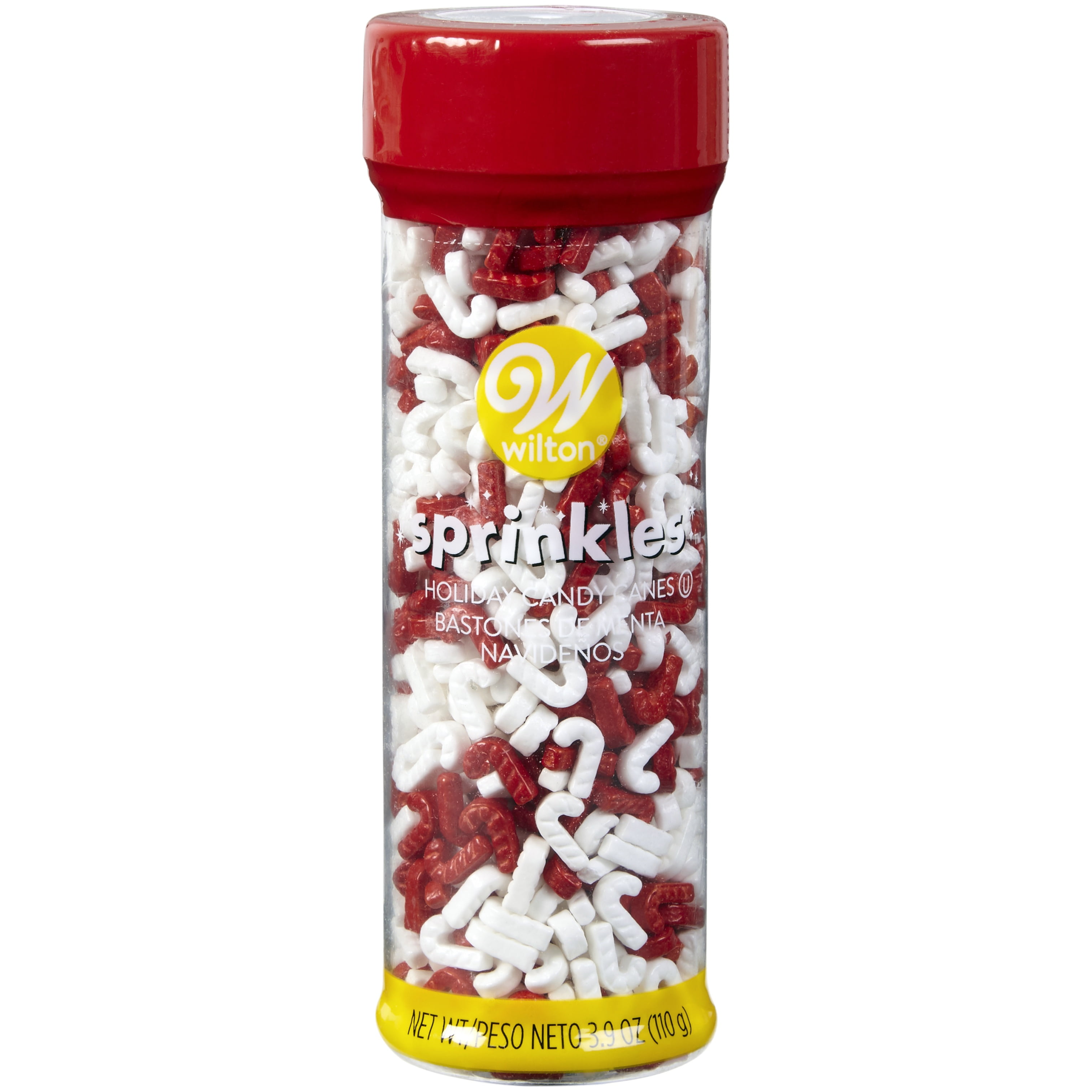 Candy Cane Mix Sprinkles, 3.9 Ounces by Wilton