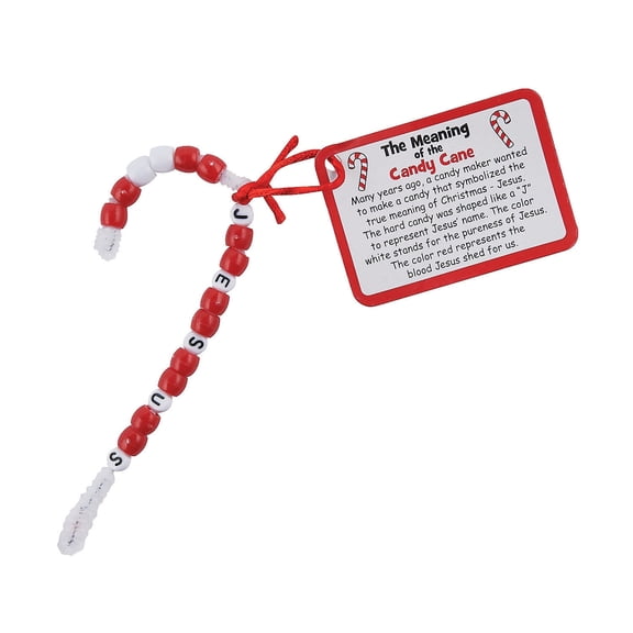 Candy Cane Nativity Ornament Craft Kit- Craft Kits - 12 Pieces