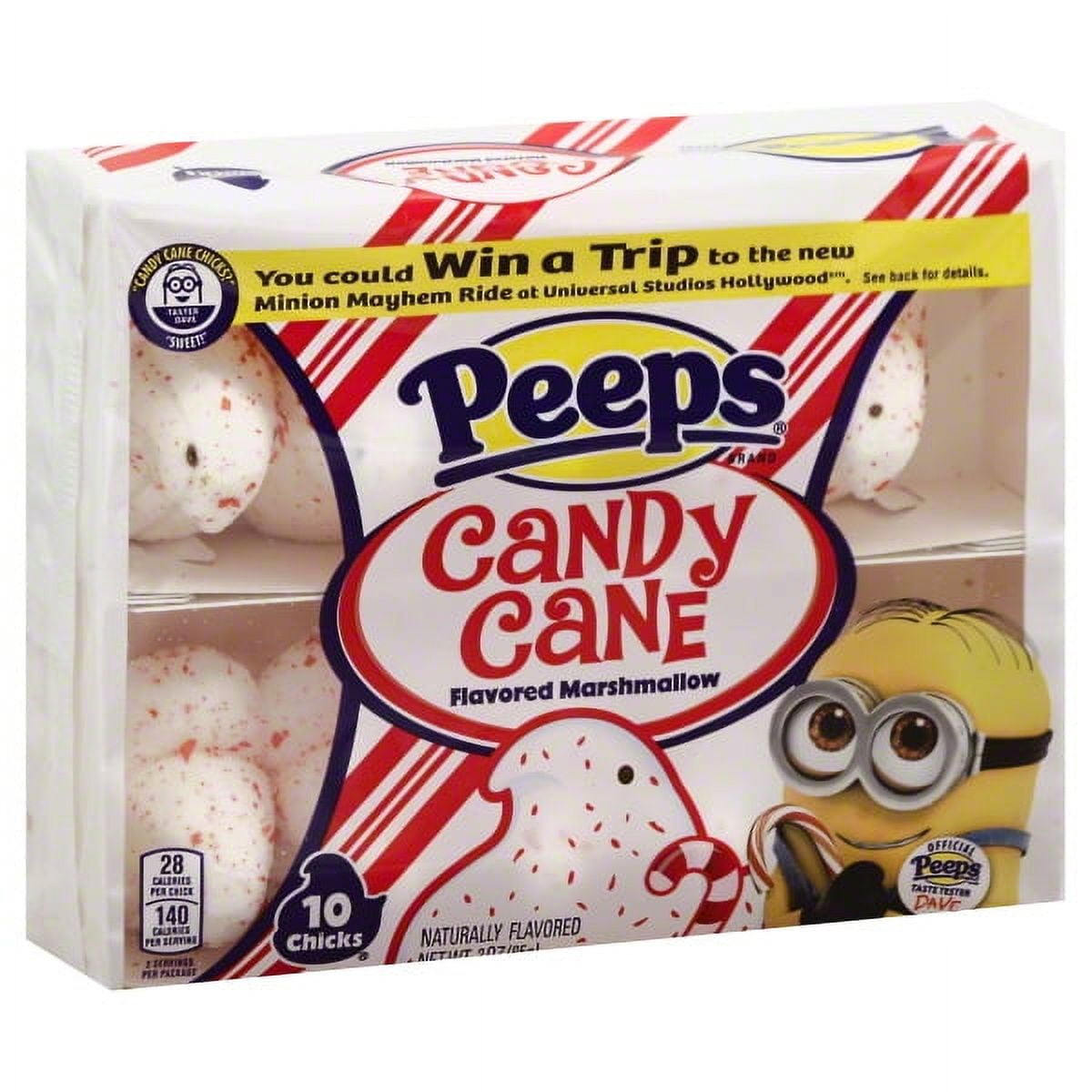 Candy Cane Peeps 10 Count