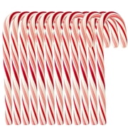 Candy Cane Peppermint Flavored 120 Pieces Individually Wrapped 120 Count Red & White