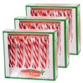 thumbnail image 1 of Candy Cane Peppermint Red & White Gift Set  12 Count Boxes Pack of 3- (36 Total Ct.)  Great for Snacking with Hot Chocolate Drinks Dessert Christmas Tree & Holiday Gift Includes To & From Gift Tags, 1 of 6