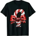 thumbnail image 1 of Candy Cane Sweet But Twisted Funny Christmas Short Sleeve T-Shirt 1912, 1 of 3