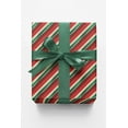 thumbnail image 1 of London Penny Premium Wrapping Paper - Candy Cane Tartan, 1 of 4