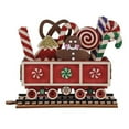 thumbnail image 1 of Old World Christmas Wood Ornament for Christmas Tree, Candy Cane Train Car, 1 of 4