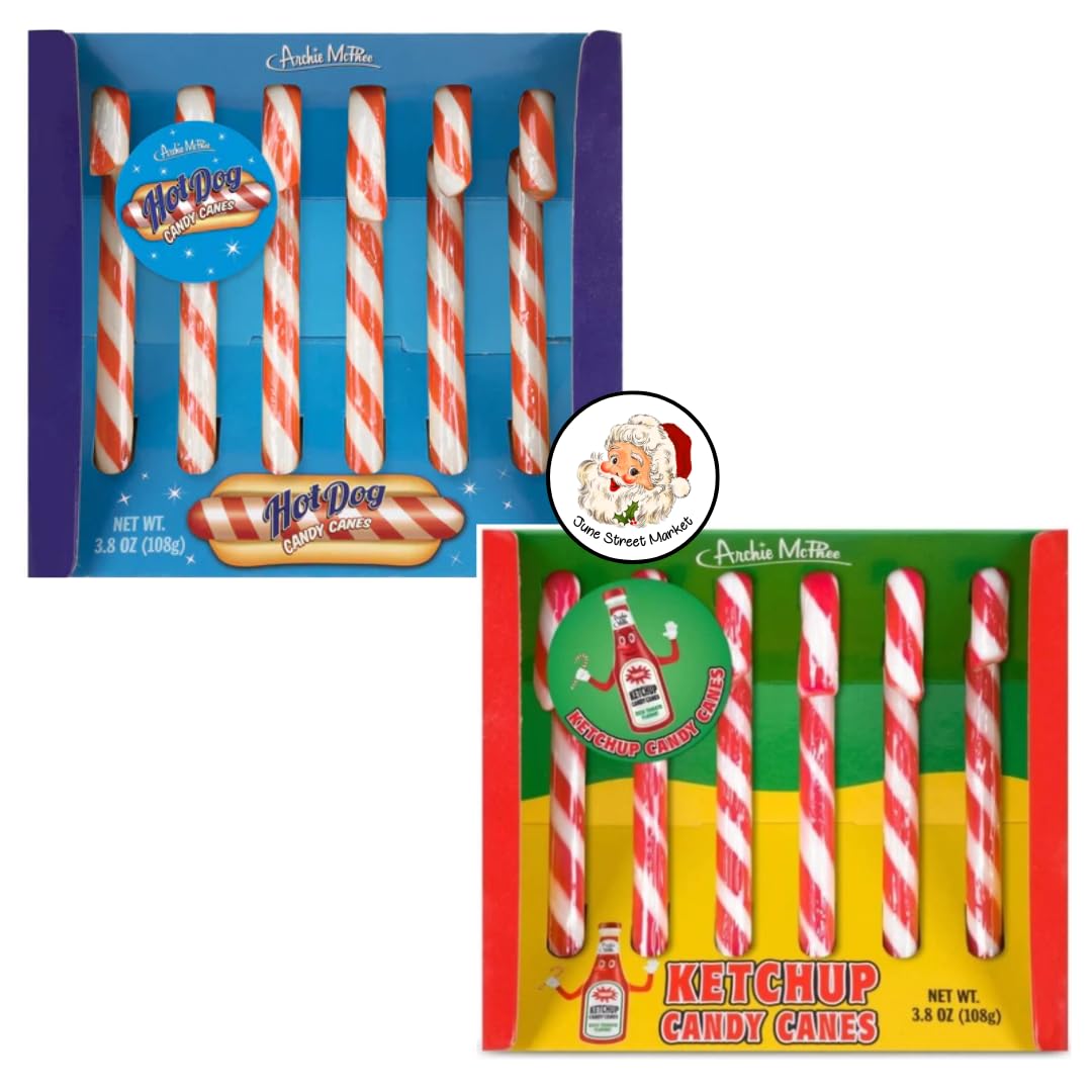 Candy Cane Wild & Wacky Flavored Christmas Variety 2 Pack Bundle Hot