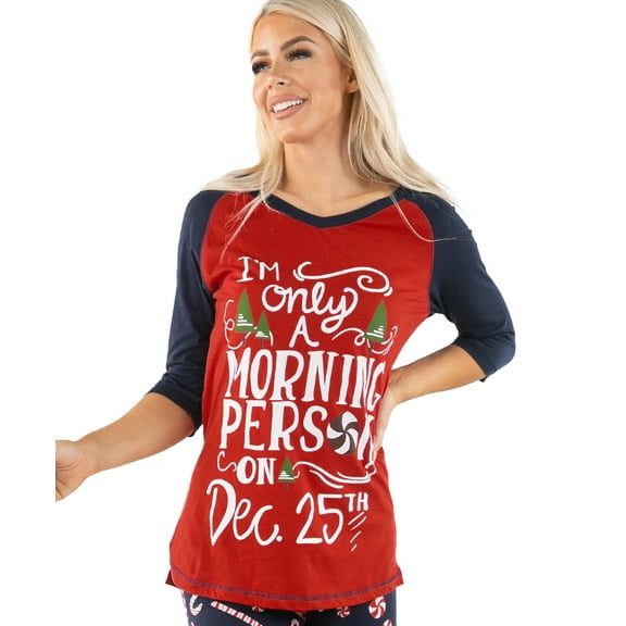 Candy Cane Women's Leggings and Tees, Pajama Separates, Cozy Loungewear for Women, Christmas (X-Large)