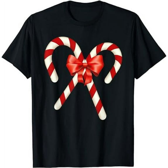 Candy Canes Christmas Shirt for Kids Candy Lover T-Shirt