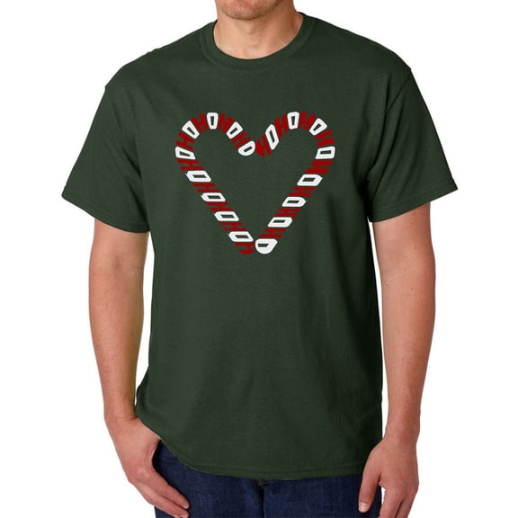 Candy Canes - Men's Word Art T-Shirt