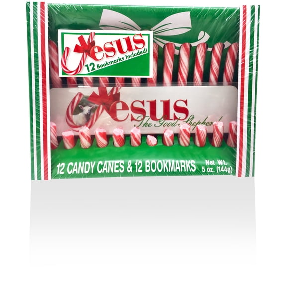 Candy Canes with Jesus Bookmarks