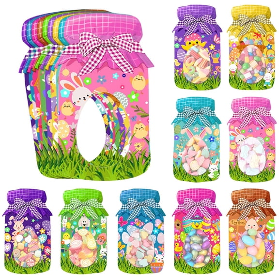 Candy Card with Drifting Bottle Card for Party Gift Exchange Easter Gift Decoration Props（9PCS） white