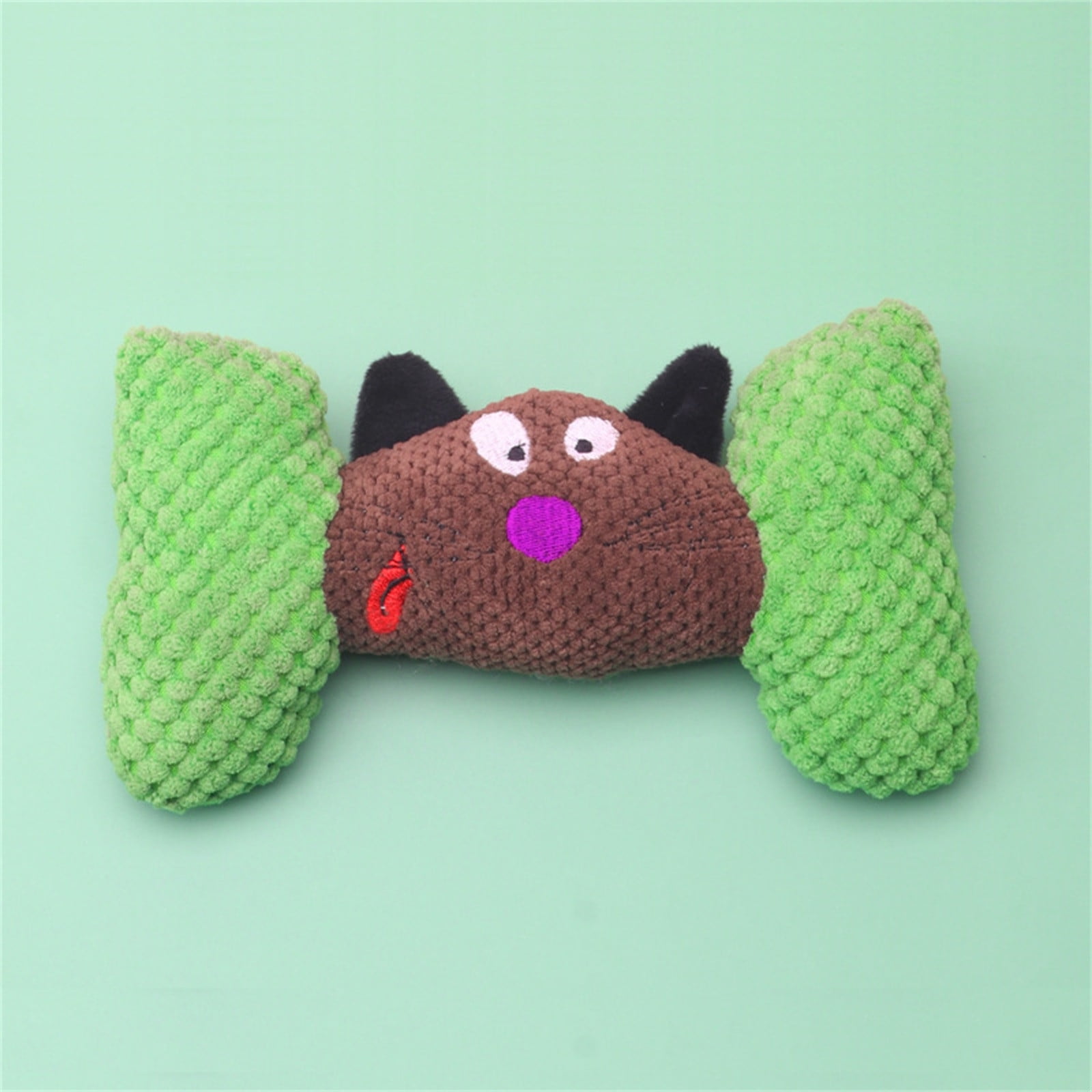 Candy Cat Upgrade Interactive Squeaky Dog Toys Plush Puppy Chew Toys