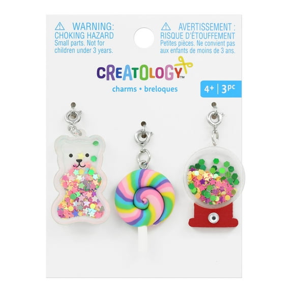 Candy Charms by Creatology - Assorted Charms for DIY Jewelry - Accessories & Kids Crafts - 12 Pack