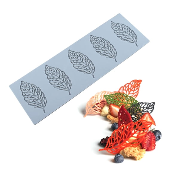 Candy Chocolates Silicones Molds Nonstick Leaf Shape Moulds for Baking Cookie Cupcakes Birthday Cakes Party