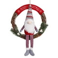 Candy Christmas Wreath All Season Garland Porch Windows Dog Christmas