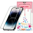 thumbnail image 1 of Candy Coated Covers Tempered Glass Screen Protector + Alignment FRAME Compatible with Apple iPhone 14 Plus, 1 of 5