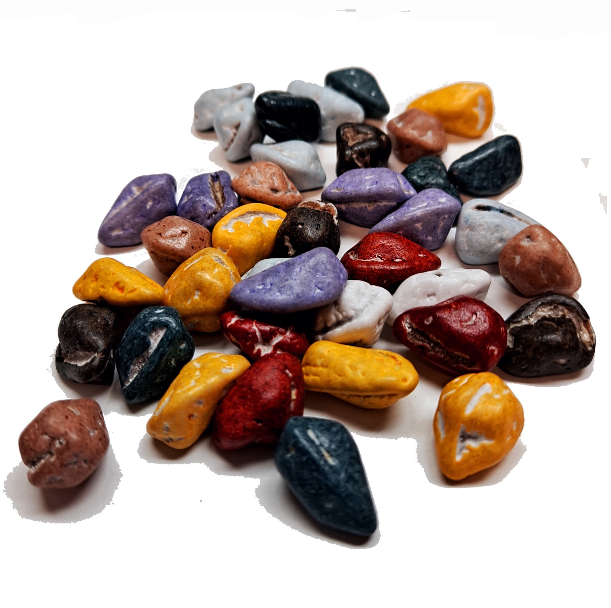 Candy Coated Edible Decorative River Rocks 1 lb. pack for Cake Decorating  and Parties