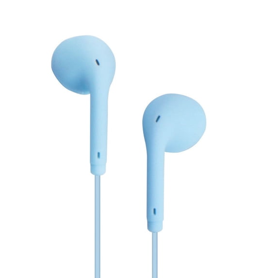 Candy Color Bass Sports HD Earphone Wired Headphones Headsets 3.5mm BLUE