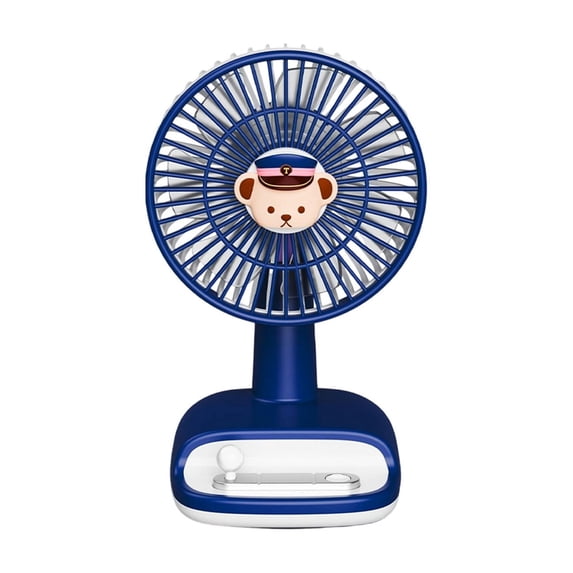 Candy Color Desk Fan, 3-Speed Quiet Motor with Cute Compact Appearance, USB Rechargeable Small Body for Office Workspace and Summer Desktop Cooling, Portable Personal Air Circulator Fan
