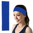thumbnail image 1 of Candy Color Elastic Headband Solid Color Fitness Yoga Antiperspirant Hair Rope Headband Exercise Accessories for Women, 1 of 8