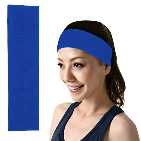 Candy Color Elastic Headband Solid Color Fitness Yoga Antiperspirant Hair Rope Headband Exercise Accessories for Women