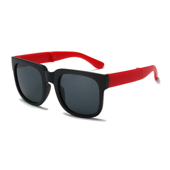 Candy Color Folding Clear Vision Kids Sunglasses Lovely Square Frame Boys Girls Sunglasses Fashion Accessories