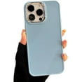 thumbnail image 1 of Candy Color Plating Camera Lens Protector Soft  for iPhone Case (Blue,iPhone 12 Pro Max), 1 of 7
